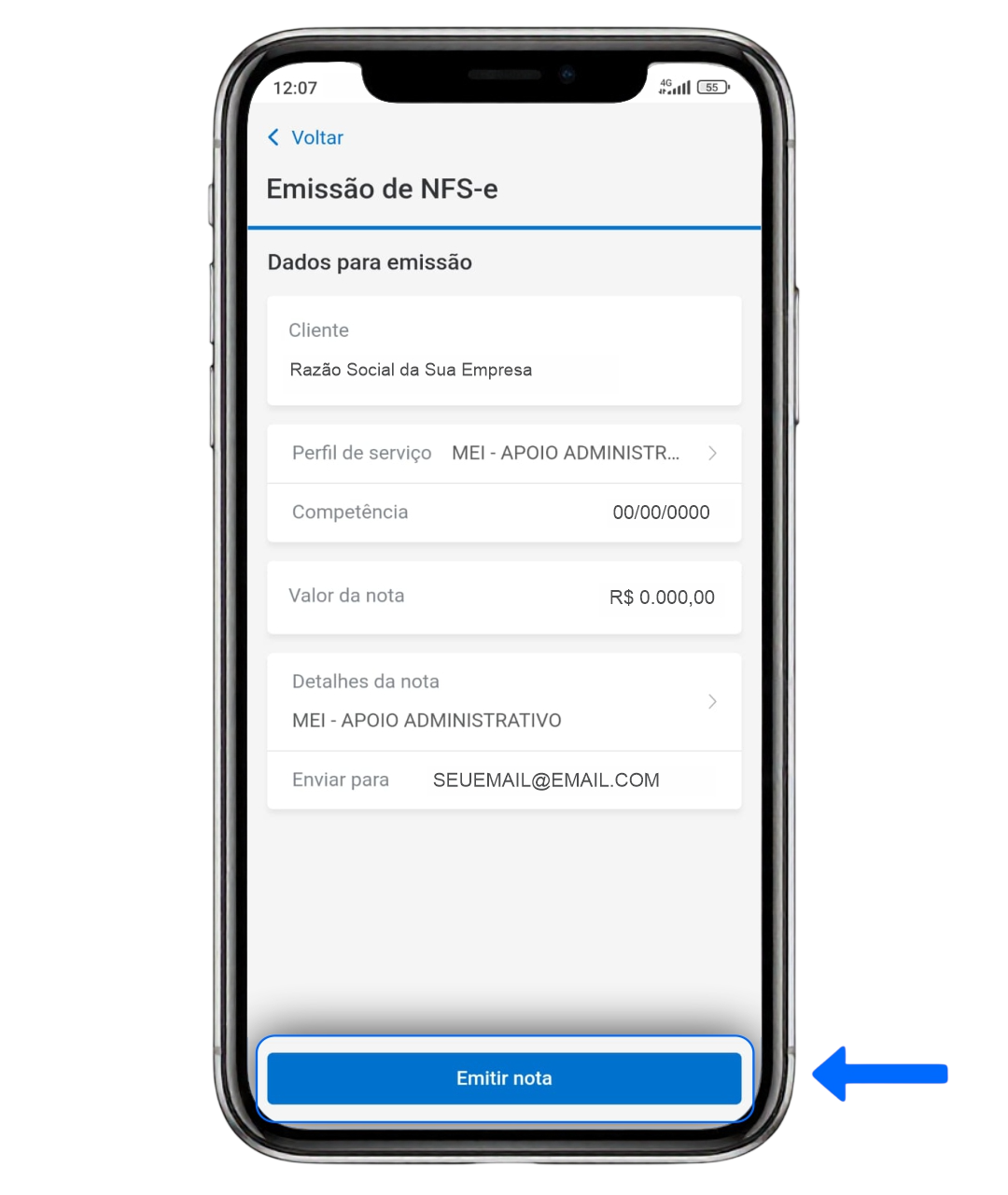 Imagem do app